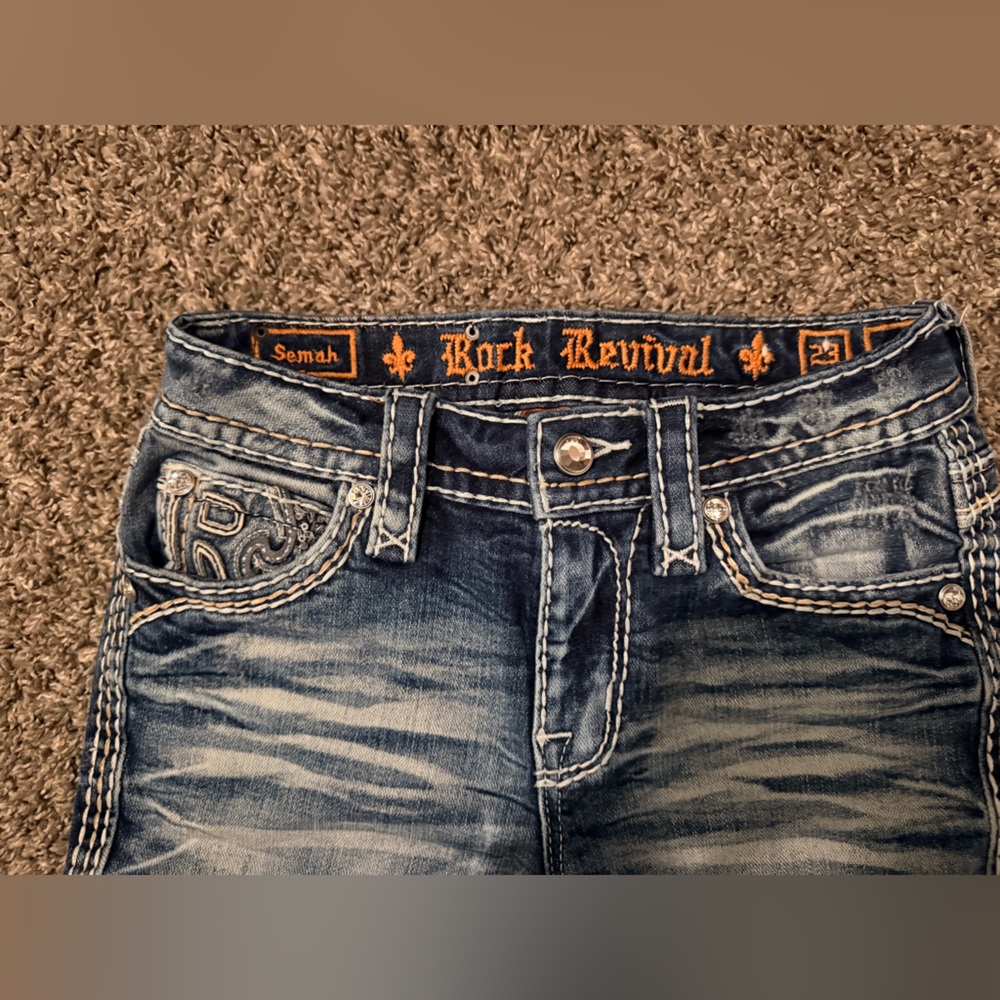 Rock Revival Blue Boot Cut Jeans